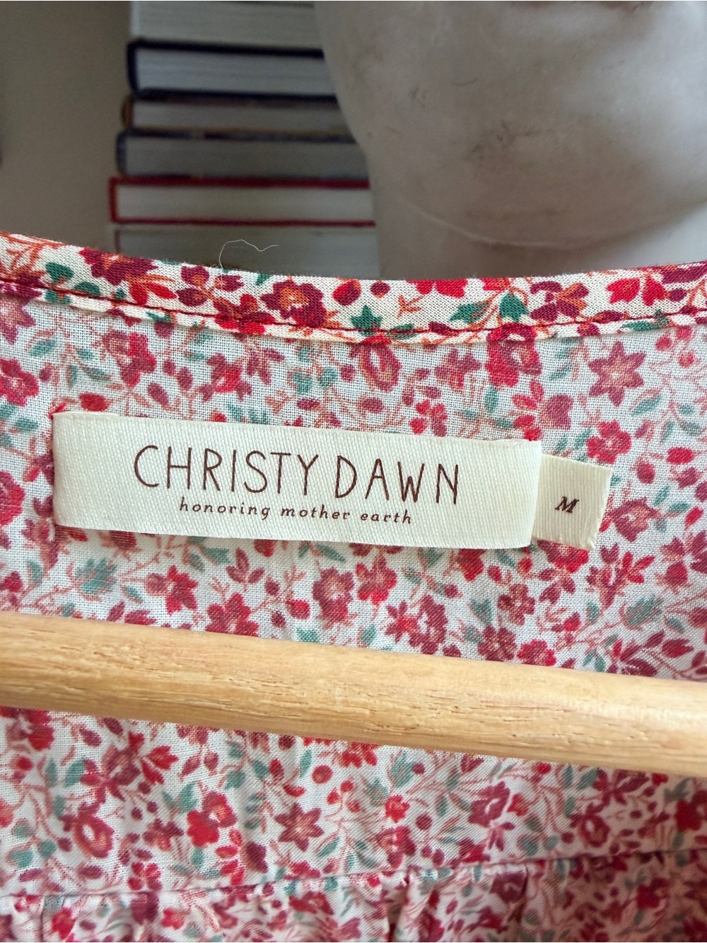 Christy Dawn Pink and Cream Floral Dress - Picture 5 of 5